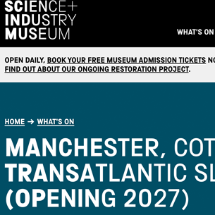 New Exhibit at Science + Industry